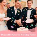 YOUBET 100 Pack Pink Scalloped Plastic Plates - 6.5 Inch Pink Disposable Plates - High End Elegant Vintage Dessert Plate for Party & Weeding & Birthday