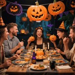 YOUBET 700PCS Black Plastic Plates - Black and Gold Plates - Gold Plastic Dinnerware Set Include 200 Disposable Plate, 300 Heavy Duty Silverware, 100 Cups, 100 Napkins for Wedding & Party & Halloween