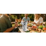 50Pcs Silver Plastic Spoons - Heavy Duty Plastic Spoons - Heavyweight Silver Disposable Silverware for Party & Dinners & Wedding