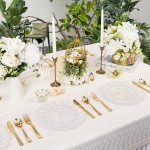 100 Pack Clear Gold Plastic Plates - 6.5 Inch Clear Disposable Plates with Gold Rim - High End Elegant Vintage Dessert Salad Plate for Birthday Parties & Wedding