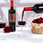 36 Pack Clear Plastic Wine Glasses - 10 OZ Disposable Square Wine Glasses with Stem for Wedding & Party & Anniversary
