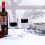 36 Pack Clear Plastic Wine Glasses - 10 OZ Disposable Square Wine Glasses with Stem for Wedding & Party & Anniversary