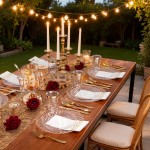 175PCS Gold Scalloped Plastic Plates - Clear and Gold Disposable Dinnerware Set Include 50 Plates, 75 Gold Silverware, 25 Cups, 25 Napkins for Party & Wedding