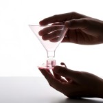 YOUBET 100 PCS Pink Plastic Martini Glasses - 5oz Disposable Cocktail Coupe Glasses for Parties & Gatherings & Weddings & Mother's Day & Valentine’s Day